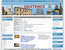 Tablet Screenshot of comune.giustenice.sv.it